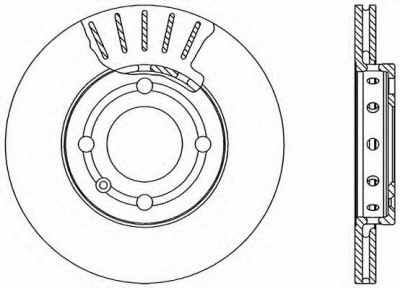 OPEN PARTS bda159220 -  Тормозной диск
